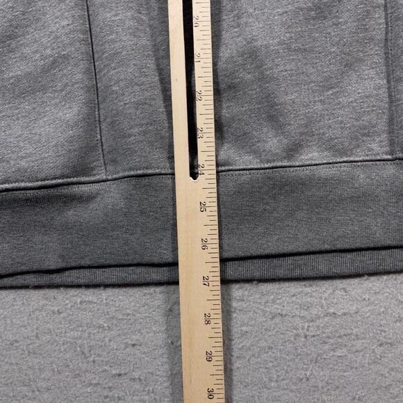 FRAME Gray Hoodie Sweatshirt Women Large Drawstring Pockets Raglan Long Sleeve‎ - Picture 7 of 9